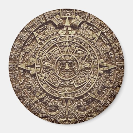 Magnet calendrier maya (Devant)