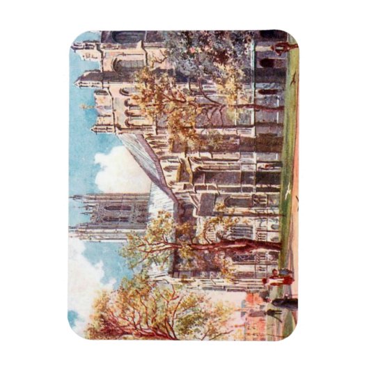 Magnet - Canterbury Cathedral Magneet (Verticaal)