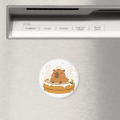 Magnet Capybara Mignon En Onsen D'hiver Source The (In Situ (Lave-vaisselle))