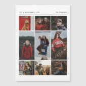 Magnet Card Multiphoto Vie Merveilleuse (Devant)