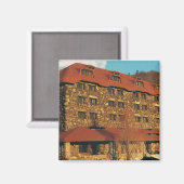 Magnet carré avec Grove Park Inn (Recto/Verso)