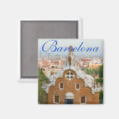 Magnet Carré de Barcelone (Recto/Verso)