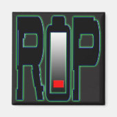 Magnet Carré de batterie RIP (Devant)