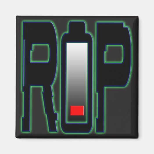 Magnet Carré de batterie RIP (Devant)