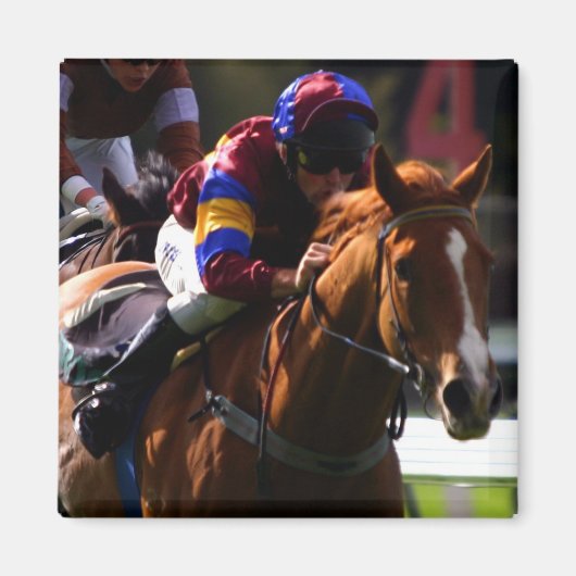 Magnet Carré de course à cheval (Devant)