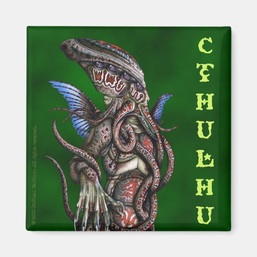 Magnet Carré de Cthulhu (Devant)