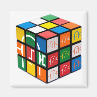 Magnet Carré de cube de la ville de Spatula