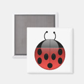 Magnet Carré de la série 1 de Ladybug (Recto/Verso)