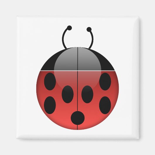Magnet Carré de la série 1 de Ladybug (Devant)