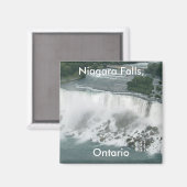 Magnet Carré de Niagara Falls (Recto/Verso)