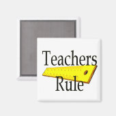 Magnet Carré de règle pour les enseignants (Recto/Verso)