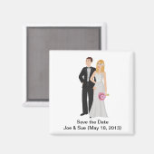 Magnet Carré DHG (2 pouces) (Recto/Verso)