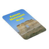 Magnet Carré du Kansas Monument Rock (Côté Droit)