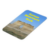 Magnet Carré du Kansas Monument Rock (Côté Gauche)