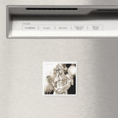 Magnet Carré guerrier barbare (In Situ (Lave-vaisselle))