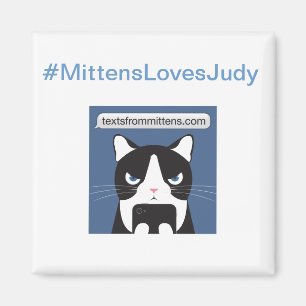 Magnet Carré #MittensLovesJudy