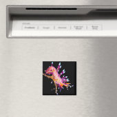 Magnet Carré Nudibranche (In Situ (Lave-vaisselle))