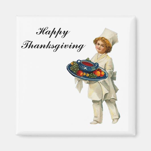 Magnet Carré vintage Cook (Devant)