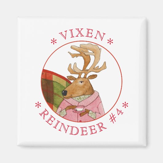 Magnet Carré VIXEN REINDEER (Devant)