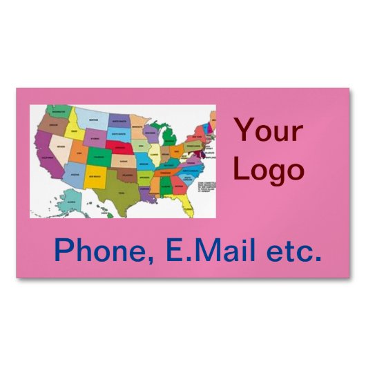 Magnet carte de visite (devant)