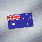 Magnet carte de visite avec drapeau d'Australie (In Situ)