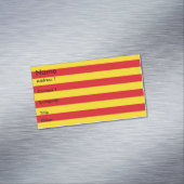 Magnet carte de visite avec drapeau de Catalogne (In Situ)