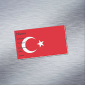 Magnet carte de visite avec drapeau de la Turquie (In Situ)