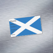 Magnet carte de visite avec drapeau d'Ecosse, Roya (In Situ)