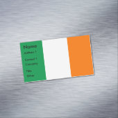 Magnet carte de visite avec drapeau d'Irlande (In Situ)