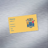 Magnet carte de visite avec drapeau du New Jersey (In Situ)