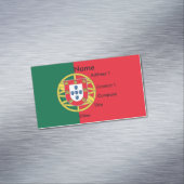 Magnet carte de visite avec drapeau du Portugal (In Situ)