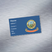 Magnet carte de visite avec le drapeau de l'Idaho (In Situ)