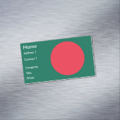 Magnet carte de visite avec le drapeau du Banglade (In Situ)