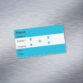 Magnet carte de visite avec le drapeau du Honduras (In Situ)