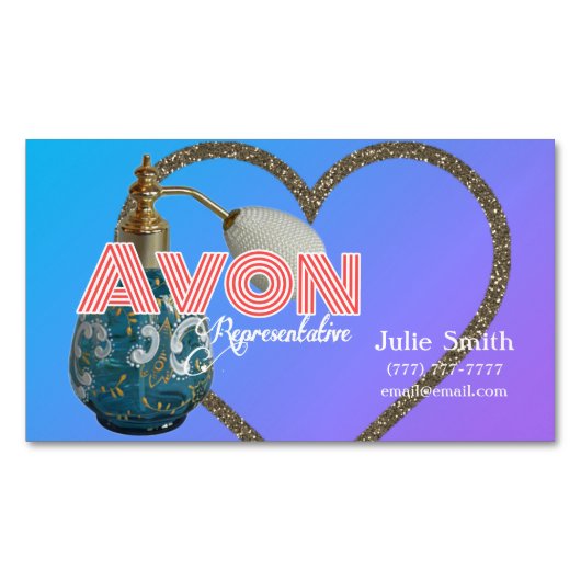 Magnet Carte de visite Avon (devant)