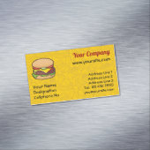 Magnet Carte de visite Cheeseburger (In Situ)