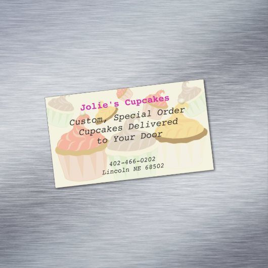 Magnet Carte de visite Cupcake (In Situ)