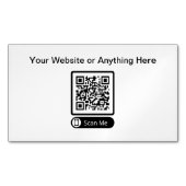 Magnet Carte de visite de code QR de petite quanti (devant)
