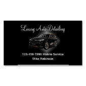 Magnet Carte de visite de détail mobile de luxe (devant)