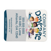 Magnet Carte de visite de garderie (Horizontal)