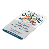 Magnet Carte de visite de garderie (Côté Gauche)