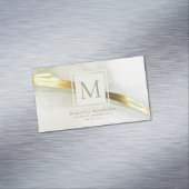 Magnet Carte de visite d'encre or moderne (In Situ)