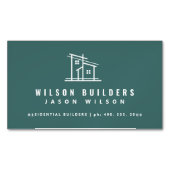 Magnet Carte de visite des constructeurs modernes (devant)