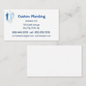 Magnet Carte de visite des entrepreneurs de plombe (Devant / Derrière)