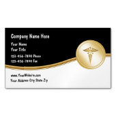 Magnet Carte de visite Médicale classique (devant)