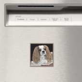Magnet Cavalier King Charles Spaniel - "Bella" (In Situ (Lave-vaisselle))