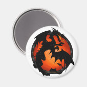 Magnet cercle Dragon (Recto/Verso)