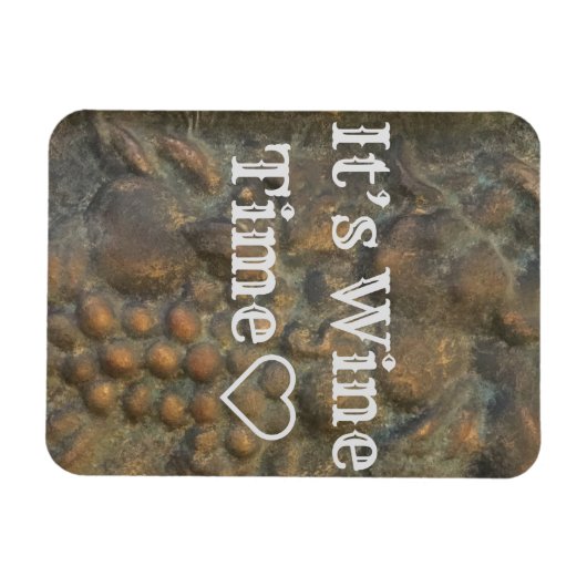 Magnet "C'est l'heure du vin" (Horizontal)