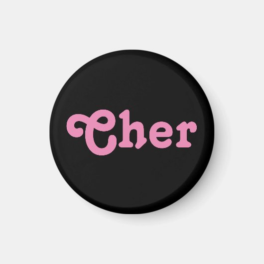 Magnet Cher Magneet (Voorkant)