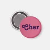 Magnet Cher Magneet (Voorkant / Achterkant)
